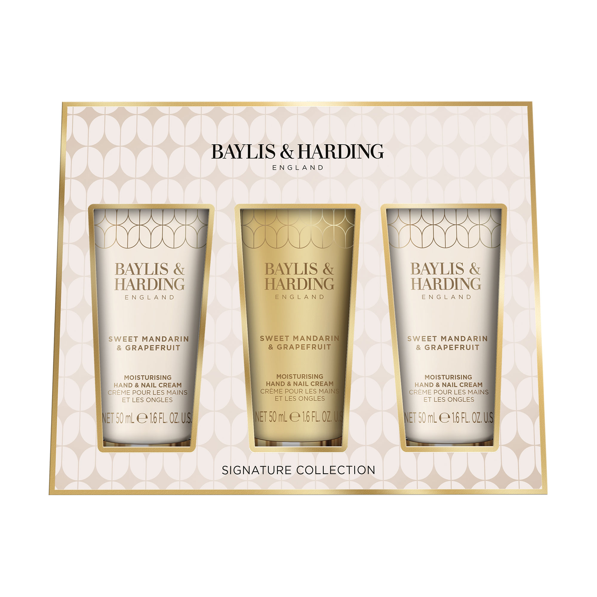 Подарунковий набір Baylis &amp; Harding Sweet Mandarin &amp; Grapefruit Indulgent Hand Trio Gift Set (крем для рук, 3*50 мл)