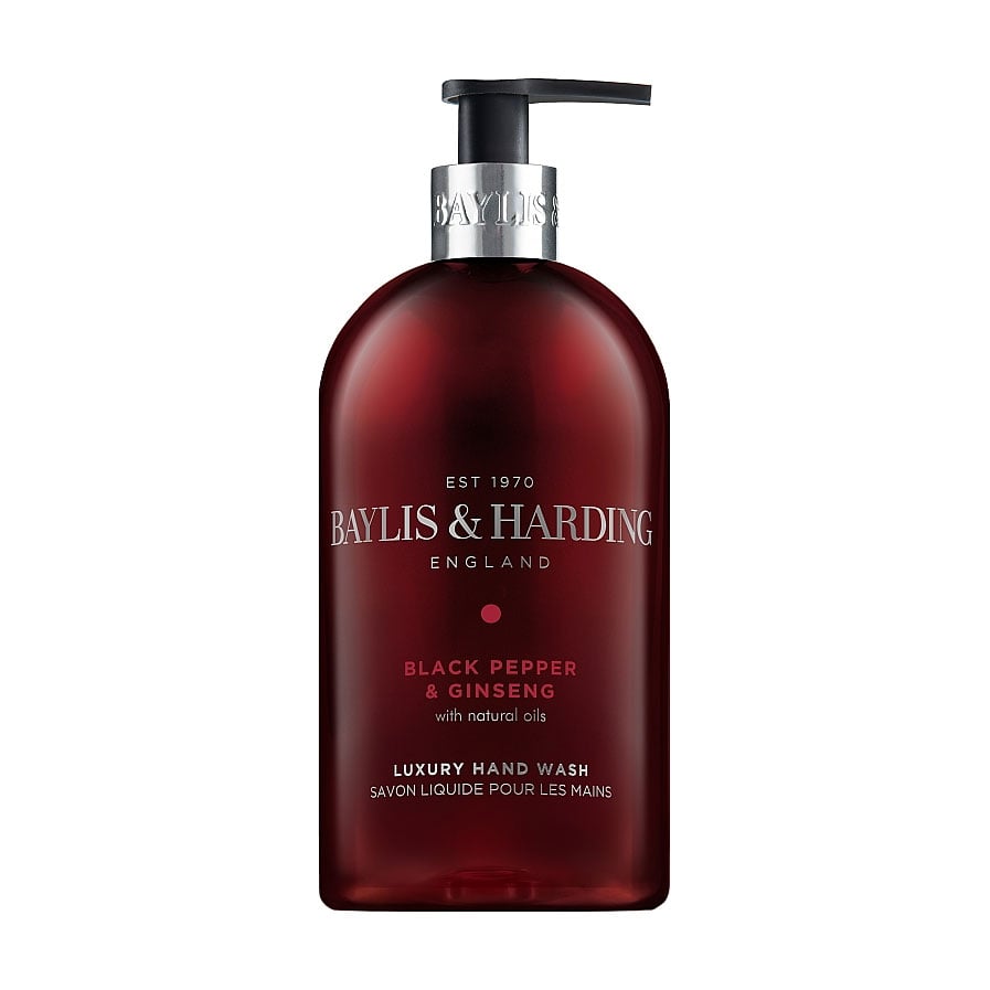Рідке мило для рук Baylis &amp; Harding Black Pepper &amp; Ginseng Luxury Hand Wash, 500 мл