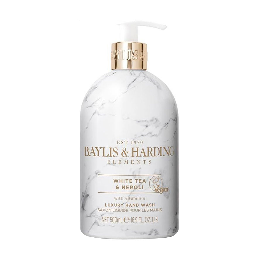 Рідке мило для рук Baylis &amp; Harding Elements Luxury Hand Wash, White Tea &amp; Neroli, 500 мл