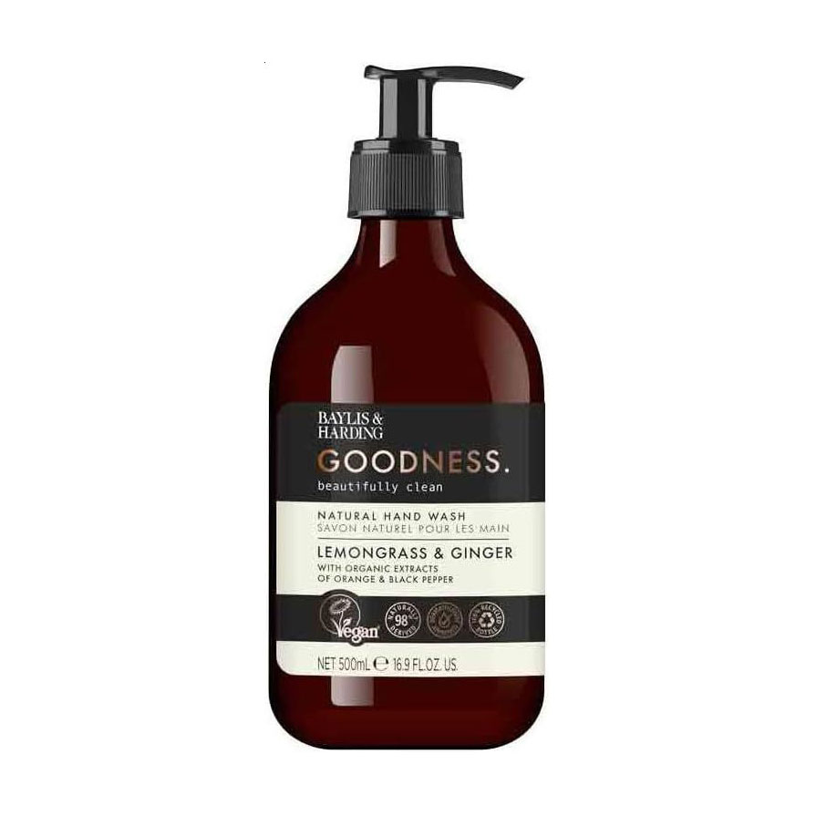 Рідке мило для рук Baylis &amp; Harding Goodness Natural Hand Wash, Lemongrass &amp; Ginger, 500 мл